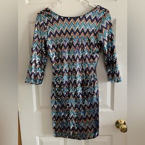 Formal sequence dress. Only been worn once, for only 3 hours.